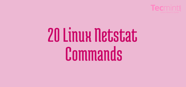 Linux 网络管理的 20 个 Netstat 命令
