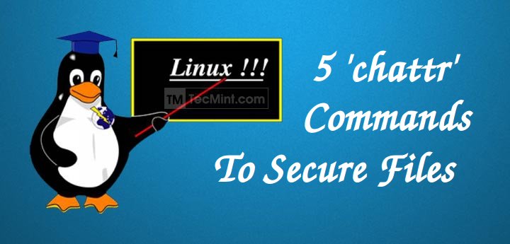 5“ chattr”命令在Linux中制作重要文件（不变）
