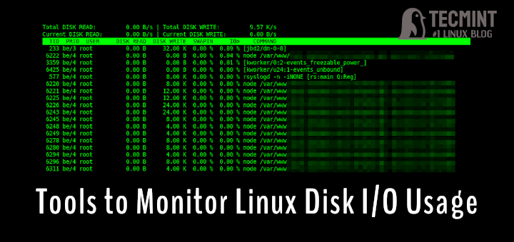 Linux 中监控和调试磁盘 I/O 性能的 3 个工具
