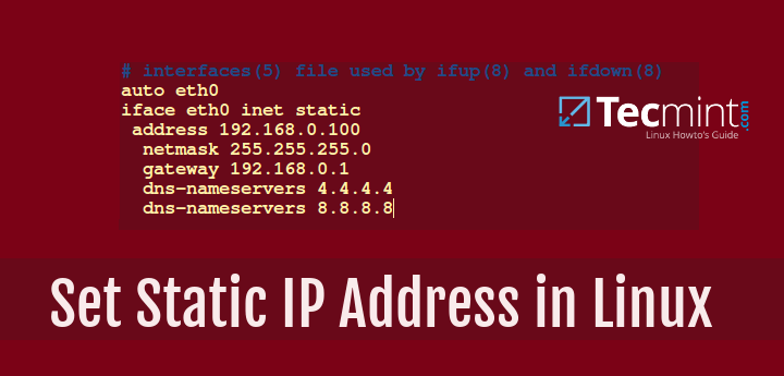 如何在 Linux 中设置静态 IP 地址并配置网络