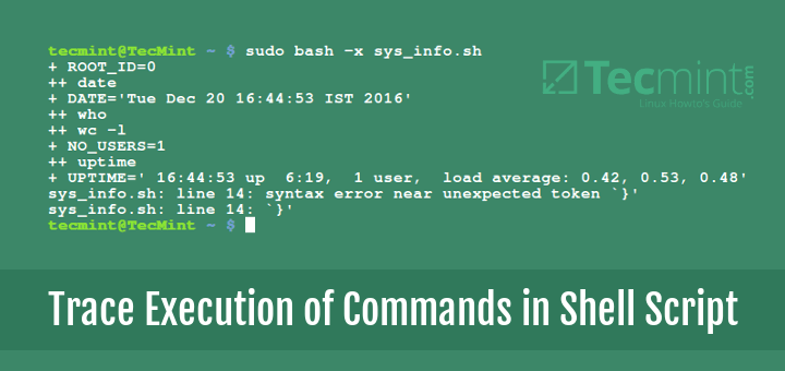 linux execute shell scripts – source vs . vs exec ... 如何跟踪使用Shell Tracing在Shell脚本中执行命令 - Cdgzu.com