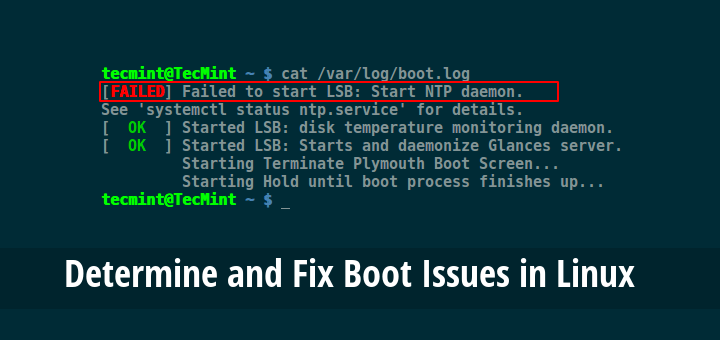 如何确定并修复 Linux 中的引导问题