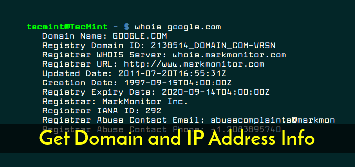 如何使用 WHOIS 命令获取域名和 IP 地址信息