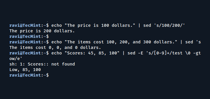 如何在 Linux 中使用 sed 进行动态数字替换