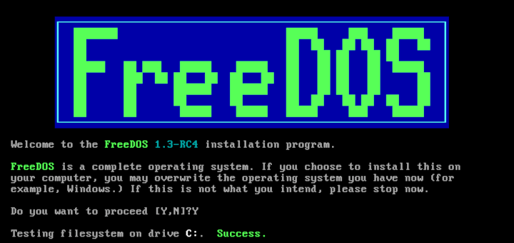 如何使用QEMU在Linux上设置Freedos