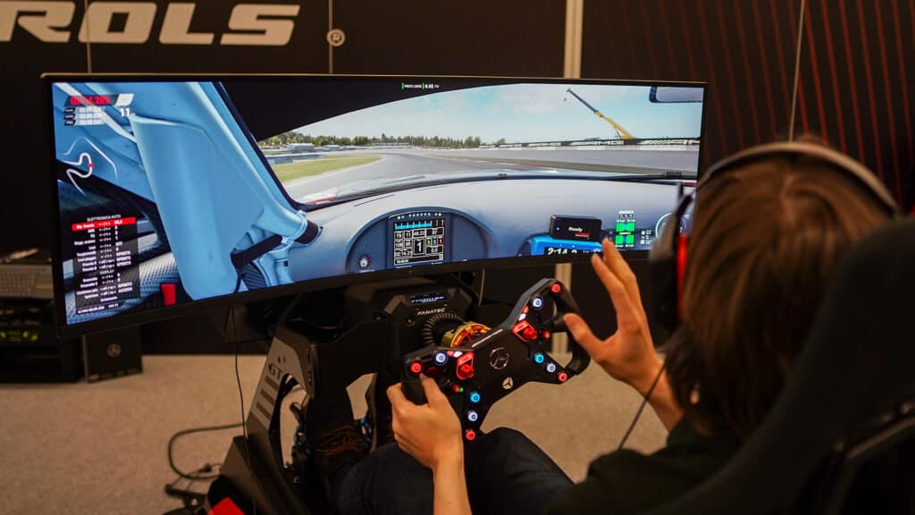 Novus Racing Simulators, X-Motion cockpit, Misha Charoudin, SimRacing Expo 2025
