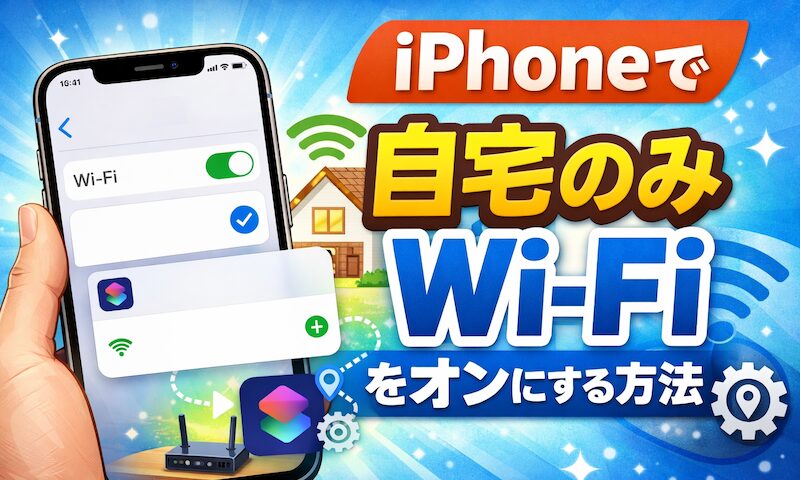 如何在 iPhone 上仅在家中打开 Wi-Fi!当您离开家时自动关闭 Wi-Fi